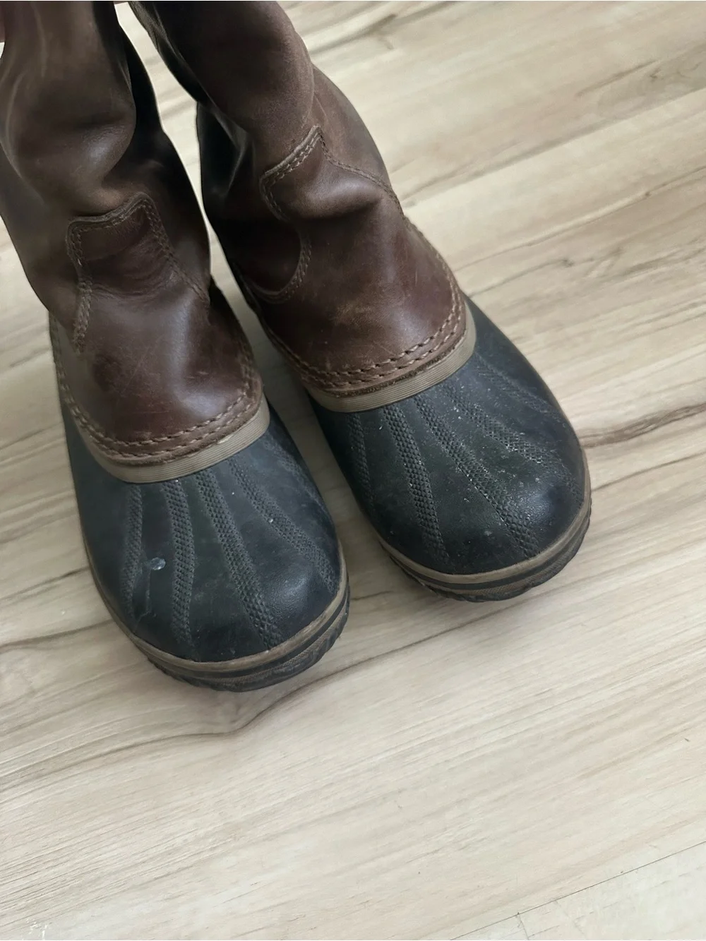 Sorel slimpack leather riding tall boot